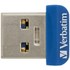 Clé USB Verbatim Store 'n' Stay Nano 64 Go - Bleu - USB 3.2