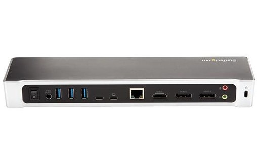 StarTech.com Station d'accueil USB-C triple affichage 4K pour PC portable - 2x D