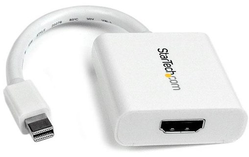 StarTech.com Convertisseur vidéo Mini DisplayPort vers HDMI - Blanc