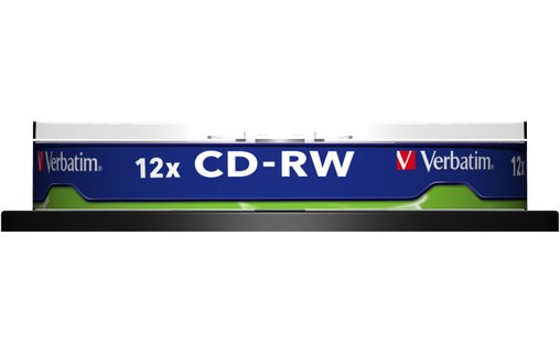 Verbatim CD-RW 12x 700 Mo 10 pièce(s)