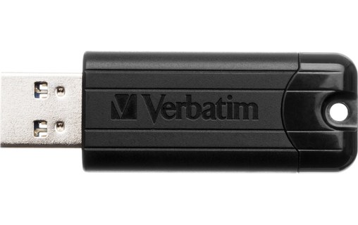 Clé USB Verbatim PinStripe 64 Go - Noir - USB 3.2