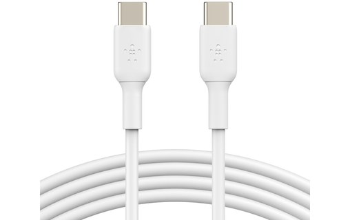 Câble Belkin USB-C vers USB-C - 2 m - Blanc
