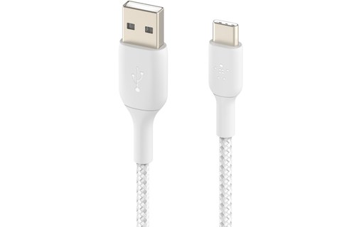 Belkin CAB002BT3MWH câble USB 3 m USB A USB C Blanc