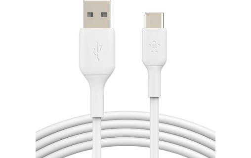 Belkin CAB001BT3MWH câble USB 3 m USB A USB C Blanc