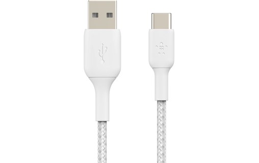 Belkin CAB002BT3MWH câble USB 3 m USB A USB C Blanc
