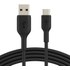 Belkin CAB001BT3MBK câble USB 3 m USB A USB C Noir