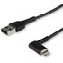 StarTech.com Câble Lightning vers USB coudé de 2 m - Certifié Apple MFi - Noir