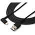 StarTech.com Câble Lightning vers USB coudé de 2 m - Certifié Apple MFi - Noir
