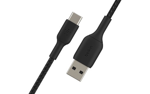 Belkin CAB002BT1MBK câble USB 1 m USB A USB C Noir