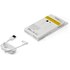 StarTech.com Câble Lightning vers USB coudé de 1 m - Certifié Apple MFi - Blanc