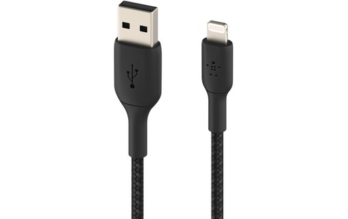 Belkin CAA002BT1MBK câble Lightning 1 m Noir