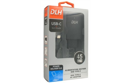 DLH DY-AI3245 chargeur de téléphones portables Intérieure Noir