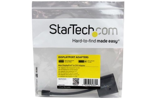 StarTech.com Adaptateur vidéo Mini DisplayPort vers DVI - Convertisseur Mini DP