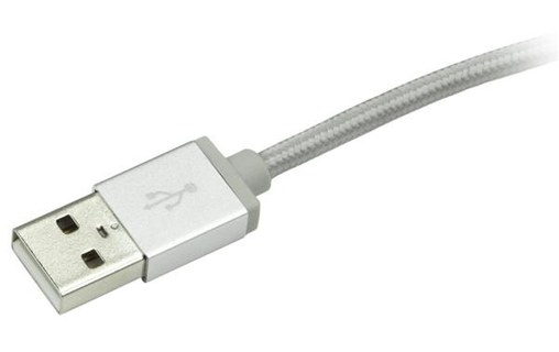 StarTech.com Câble multi chargeur USB de 1 m - Lightning USB-C Micro-B - Tressé