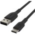Belkin CAB001BT2MBK câble USB 2 m USB A USB C Noir