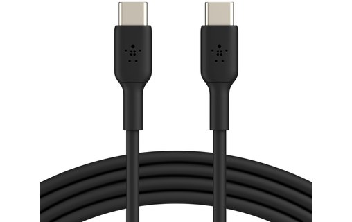 Belkin CAB003BT2MBK câble USB 2 m USB C Noir