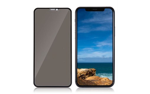 Vitre protection écran verre trempé & filtre confidentialité - iPhone 11 Pro Max