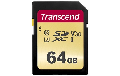 Transcend SDXC 64 Go - Carte mémoire SD Classe 10 - Carte mémoire -  Transcend