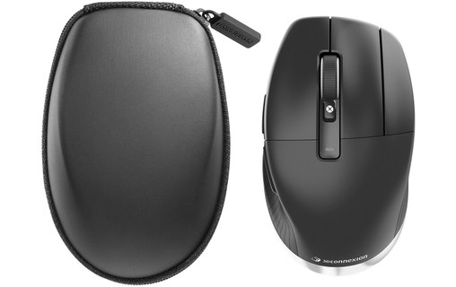 Souris sans fil 3Dconnexion CadMouse Pro Wireless - Noire - Ergonomique
