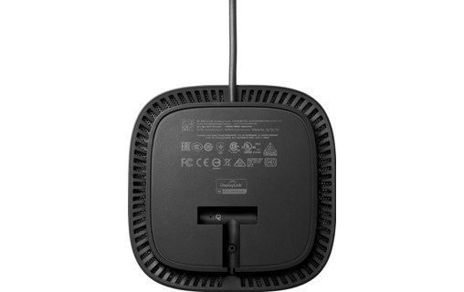 HP 5TW13AA Avec fil USB 3.2 Gen 1 (3.1 Gen 1) Type-C Noir