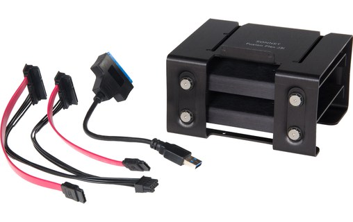 Sonnet Fusion Flex J3i - Module pour 3 disques durs ou SSD pour Mac Pro 2019