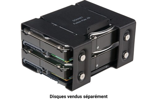 Sonnet Fusion Flex J3i - Module pour 3 disques durs ou SSD pour Mac Pro 2019