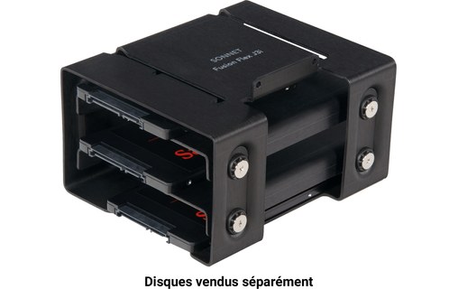 Sonnet Fusion Flex J3i - Module pour 3 disques durs ou SSD pour Mac Pro 2019