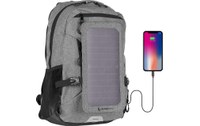 SunnyBAG EXPLORER+ Gris / Noir - Sac à dos 15 L avec panneau solaire 6 W