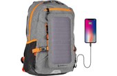 SunnyBAG EXPLORER+ Gris / Orange - Sac à dos 15 L avec panneau solaire 6 W