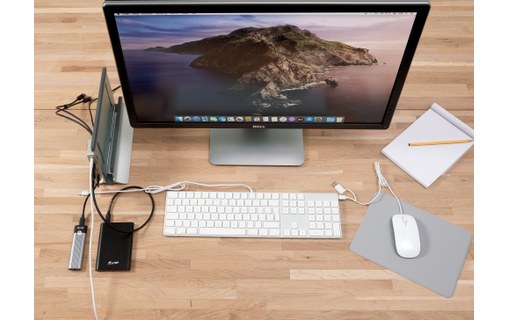 LMP VerticalStand Station d'accueil Gris Sidéral pour MacBook Pro / MacBook Air