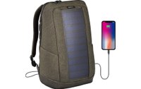 SunnyBAG ICONIC Olive - Sac à dos 20 L avec panneau solaire 7 W