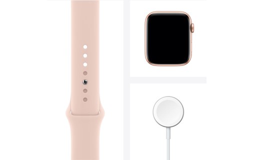 Apple Watch Series 6 (GPS), 44 mm, or-aluminium, sport sable rose