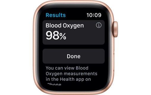 Apple Watch Series 6 (GPS), 44 mm, or-aluminium, sport sable rose