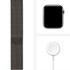 Apple Watch Series 6 (GPS + Cellular), 44 mm, acier graphite, milanaise graphite