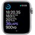 Apple Watch Series 6 GPS, 44mm aluminium argenté, White Sport Band, Regular