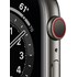Apple Watch Series 6 (GPS + Cellular), 44 mm, acier graphite, sport noir