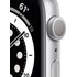 Apple Watch Series 6 GPS, 44mm aluminium argenté, White Sport Band, Regular