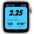 Apple Watch Nike SE (GPS), 44 mm, aluminium argenté, platine pure/noir