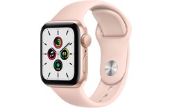 Apple Watch SE (GPS), 40 mm, or-aluminium, sport sable rose
