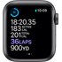 Apple Watch Series 6 (GPS + Cellular), 40 mm, gris sidéral aluminium, sport noir
