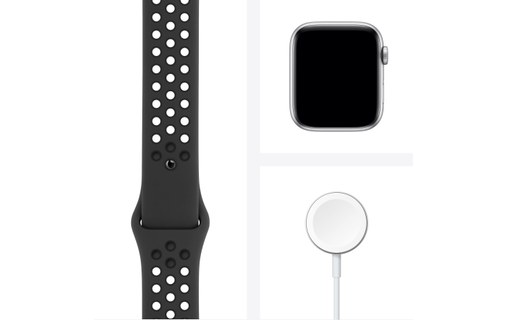 Apple Watch Nike Series 6 (GPS), 44 mm, gris sidéral aluminium, anthracite/noir