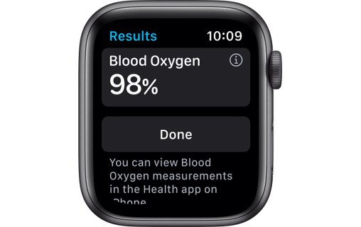 Apple Watch Series 6 OLED Gris GPS (satellite) 44 mm