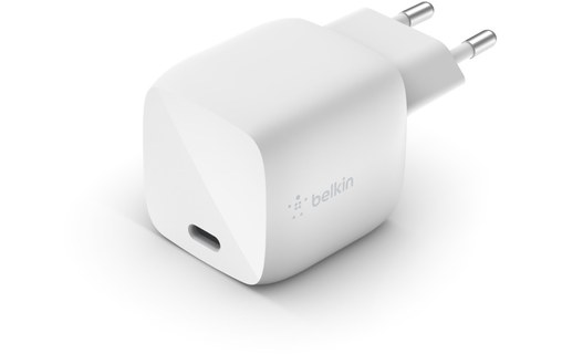 Belkin BOOST CHARGE - Chargeur secteur USB-C PD 30 W GaN