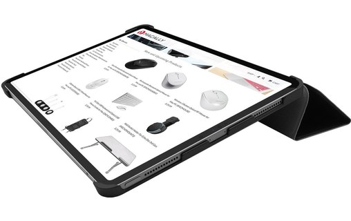 MacAlly BSTANDPRO5S-B - Étui de protection à rabat pour iPad Pro 11" 20/21 Noir