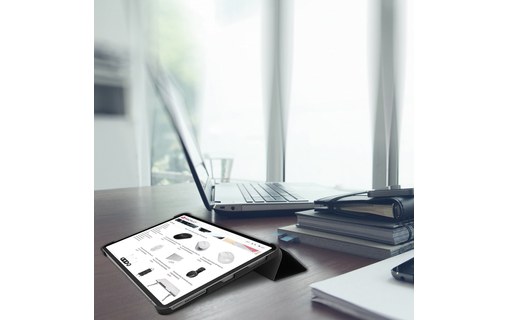 MacAlly BSTANDPRO5S-B - Étui de protection à rabat pour iPad Pro 11" 20/21 Noir