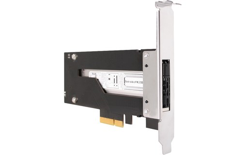 ICY DOCK ToughArmor MB840M2P-B - Carte PCIe avec rack amovible pour SSD M.2 NVMe