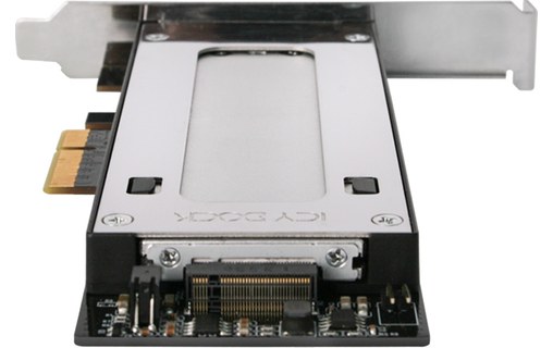 ICY DOCK ToughArmor MB840M2P-B - Carte PCIe avec rack amovible pour SSD M.2 NVMe