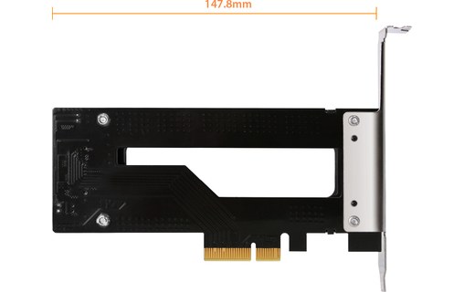 ICY DOCK ToughArmor MB840M2P-B - Carte PCIe avec rack amovible pour SSD M.2 NVMe