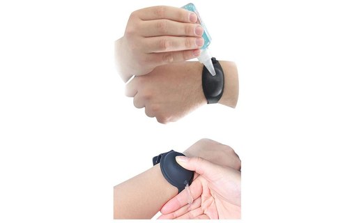 Bracelet distributeur de gel hydroalcoolique