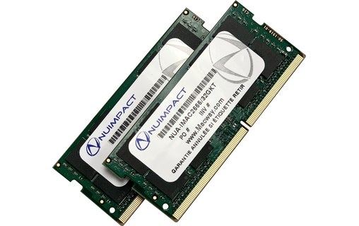 Mémoire RAM Nuimpact 64 Go (2 x 32 Go) DDR4 SODIMM 2666 Mhz PC4